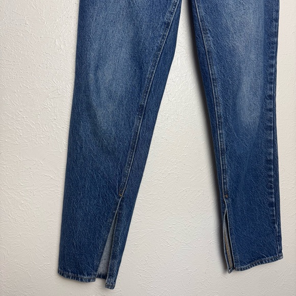 PacSun High Rise Dark Blue Jeans Ankle Slit‎ - Picture 5 of 9